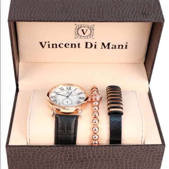 Men's Watch & Bracelet Gift Set - Picture 2 of 4